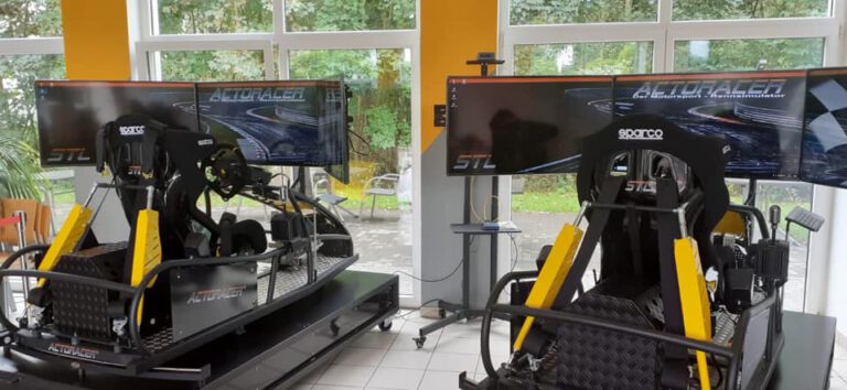 Actoracer Fahrsiumlatoren im ADAC Fahrsicherheitszentrum Westfalen.
